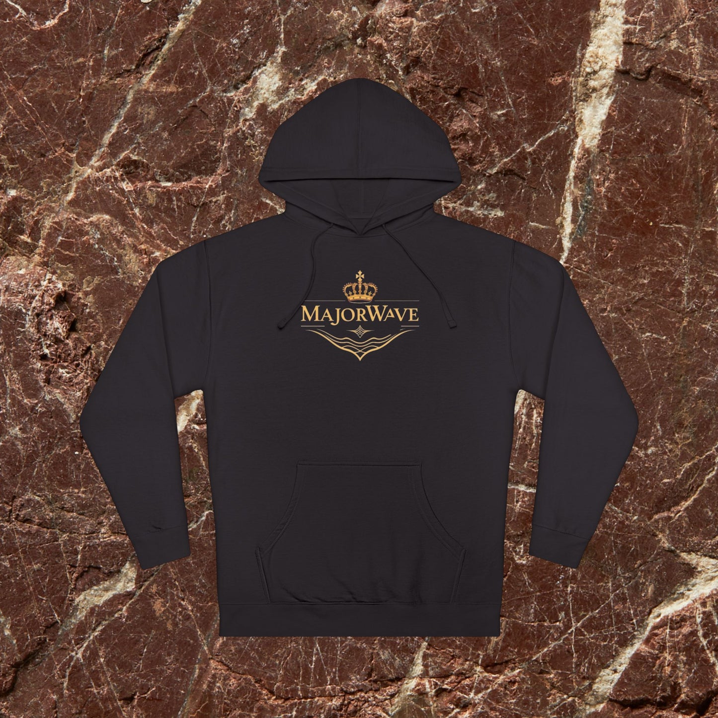 Hoodie — Majalrave Gold Crest & Sunset Eye Graphic Hooded Sweatshirt