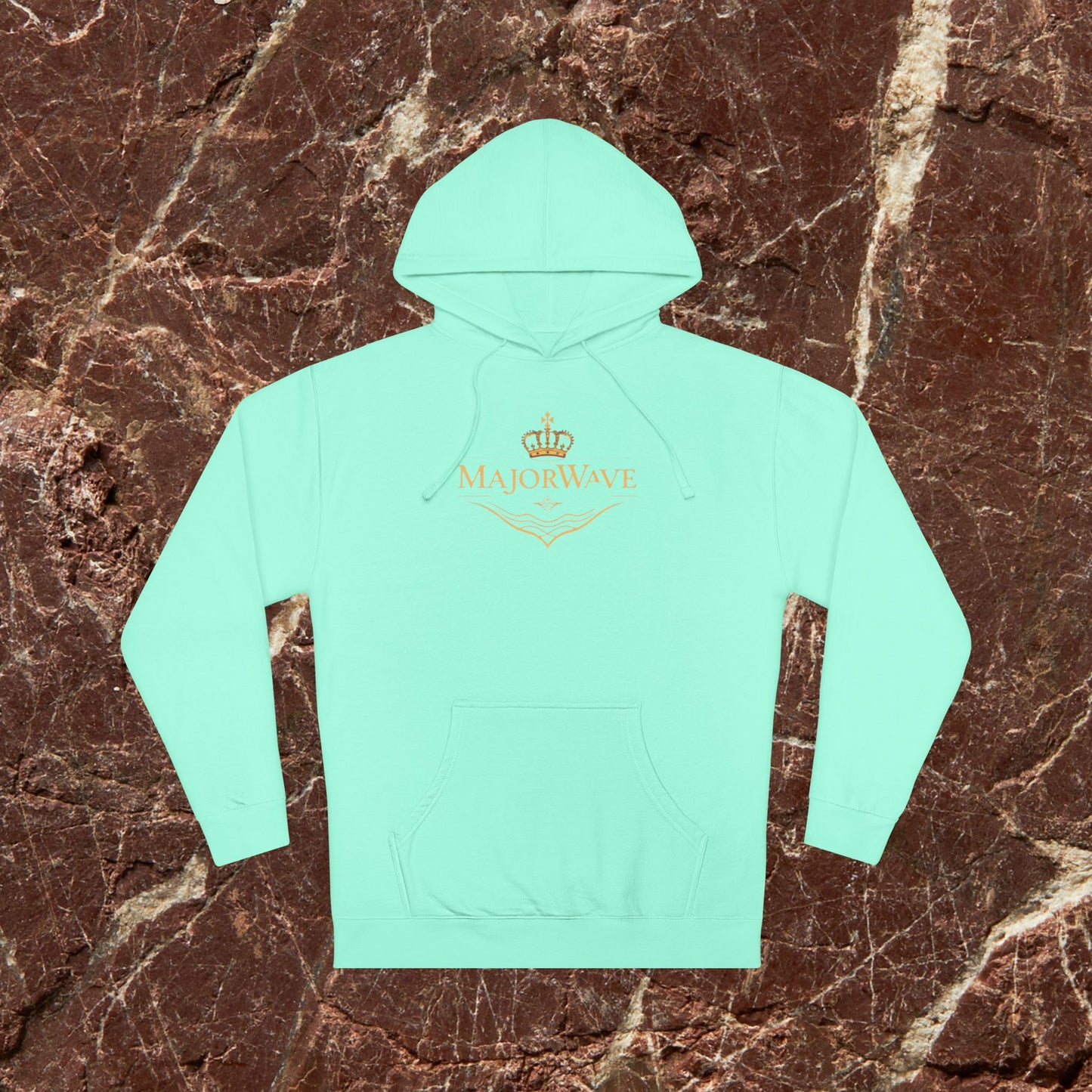 Hoodie — Majalrave Gold Crest & Sunset Eye Graphic Hooded Sweatshirt