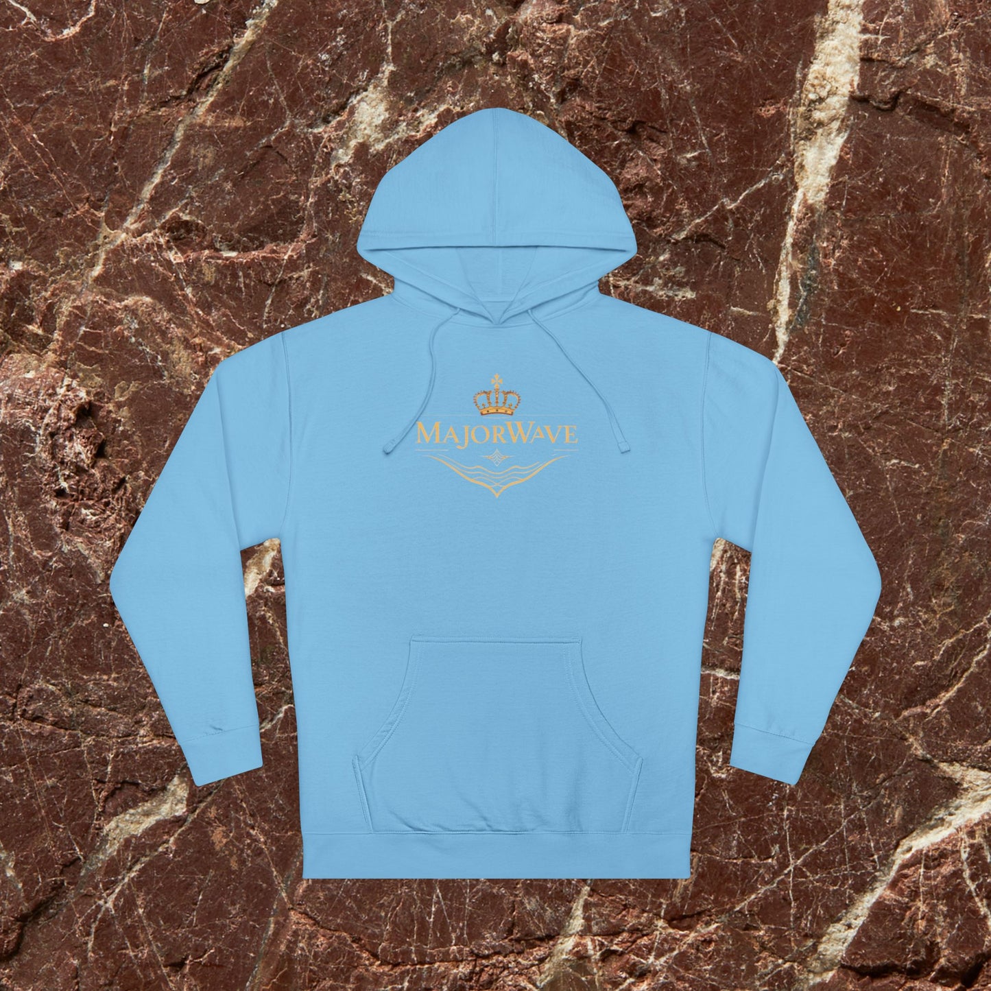 Hoodie — Majalrave Gold Crest & Sunset Eye Graphic Hooded Sweatshirt