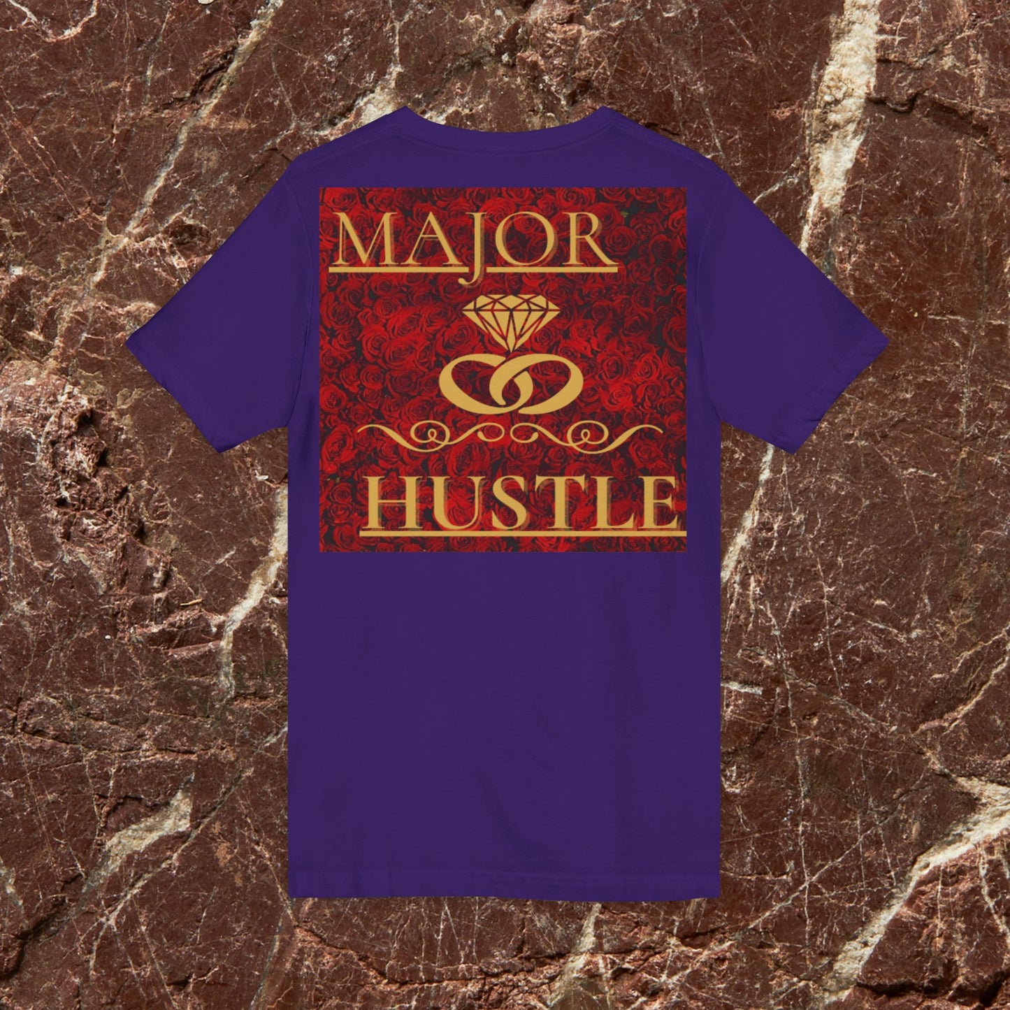 Vision x Major Hustle V-Neck Tee — Motivational Graphic Shirt