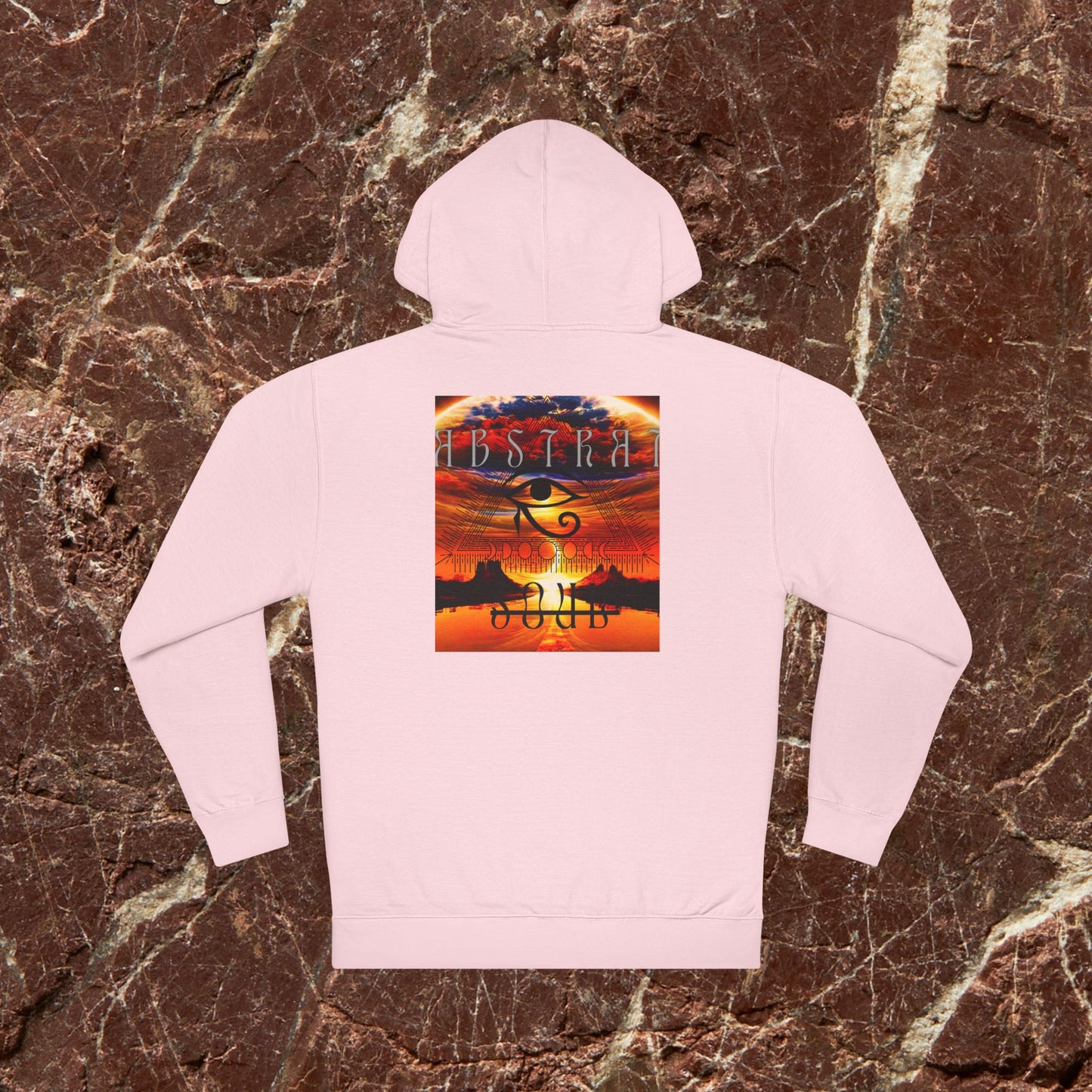 Hoodie — Majalrave Gold Crest & Sunset Eye Graphic Hooded Sweatshirt