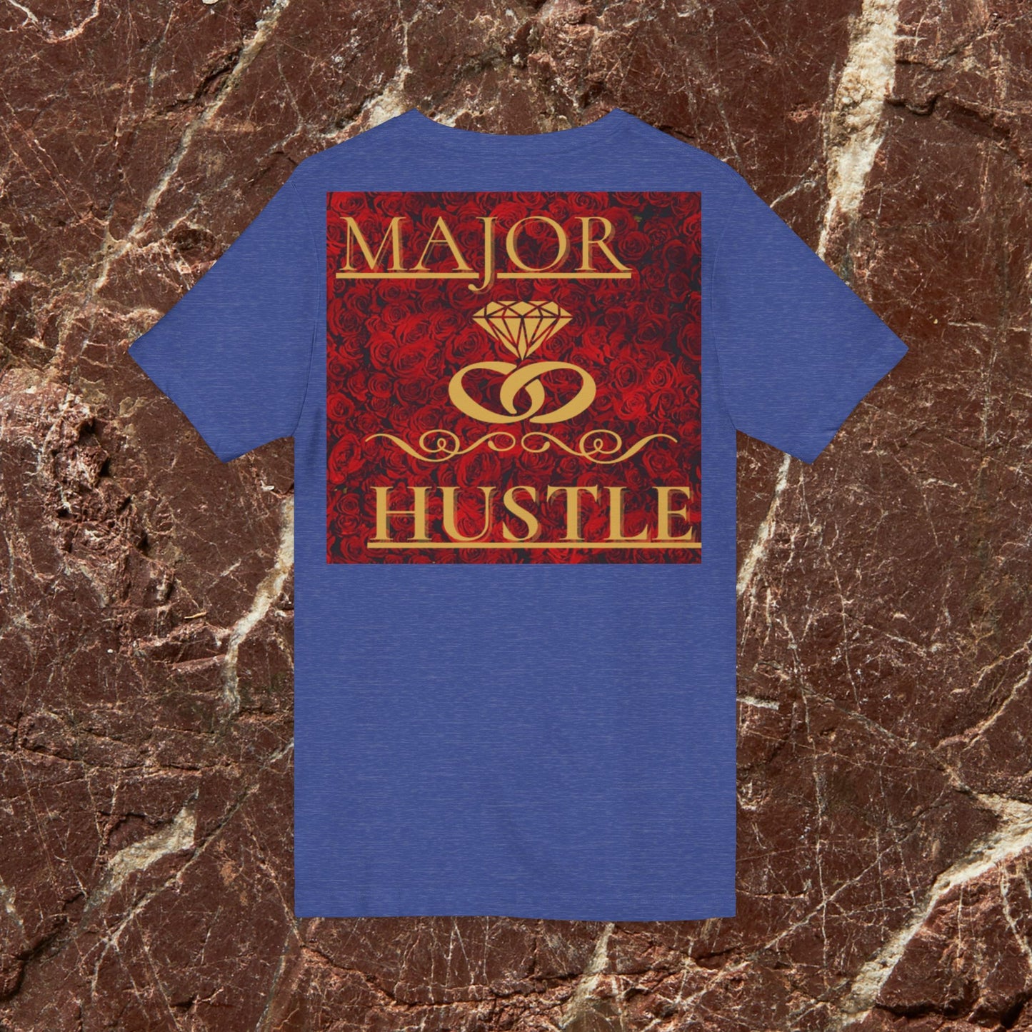 Vision x Major Hustle V-Neck Tee — Motivational Graphic Shirt
