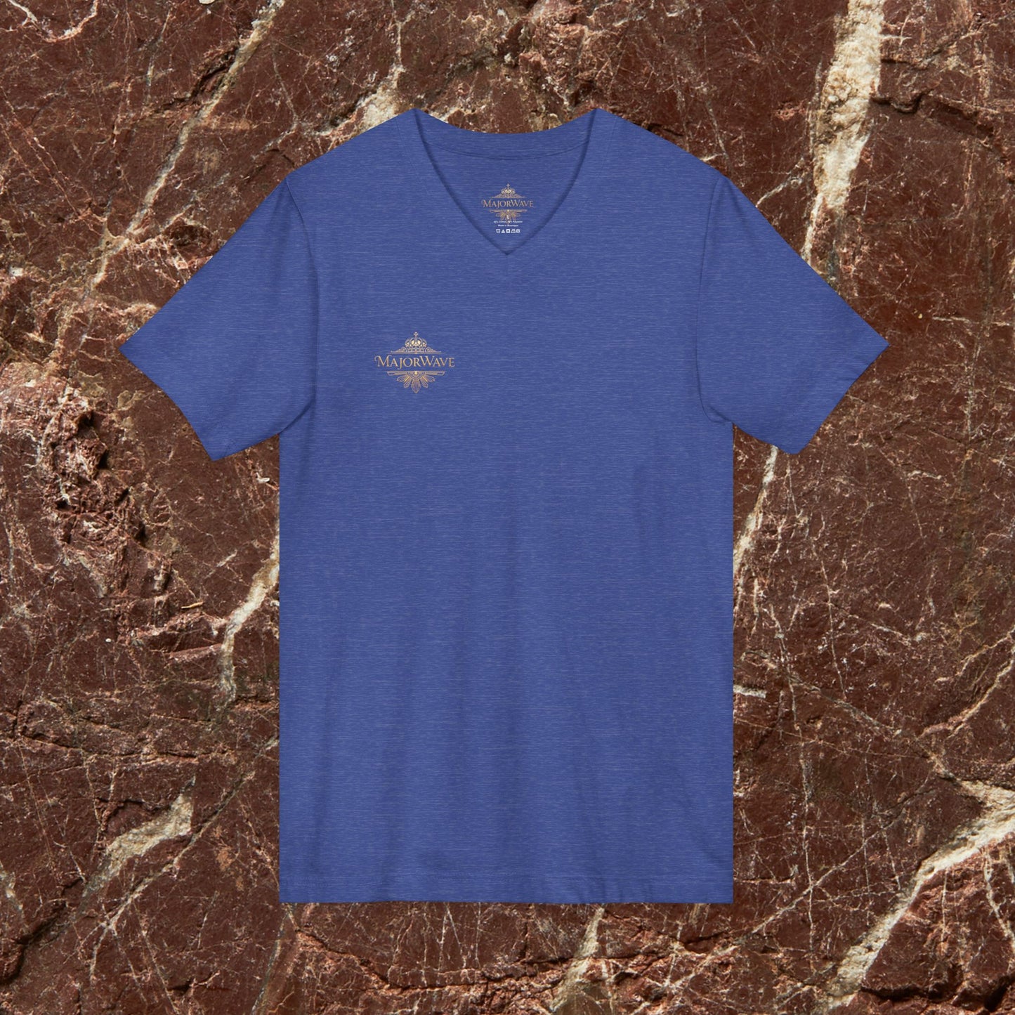 Vision x Major Hustle V-Neck Tee — Motivational Graphic Shirt