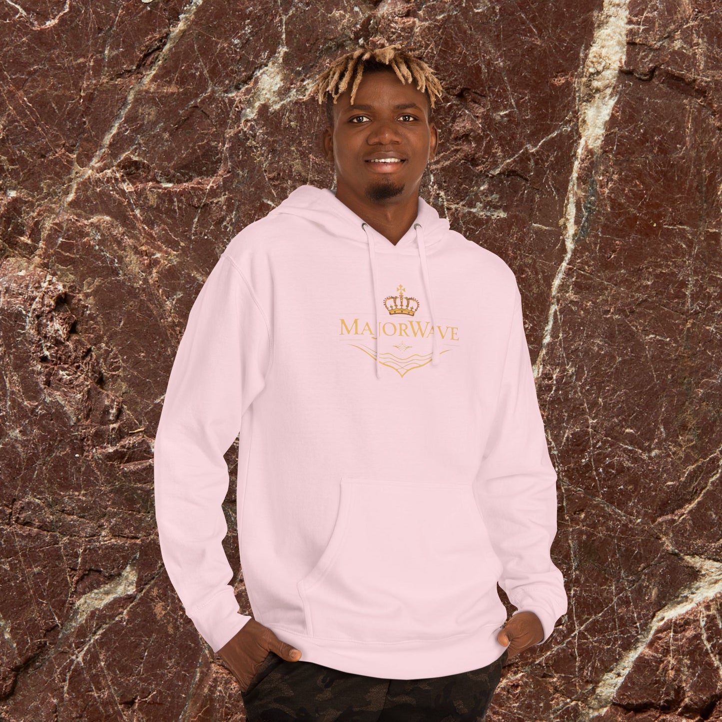 Hoodie — Majalrave Gold Crest & Sunset Eye Graphic Hooded Sweatshirt