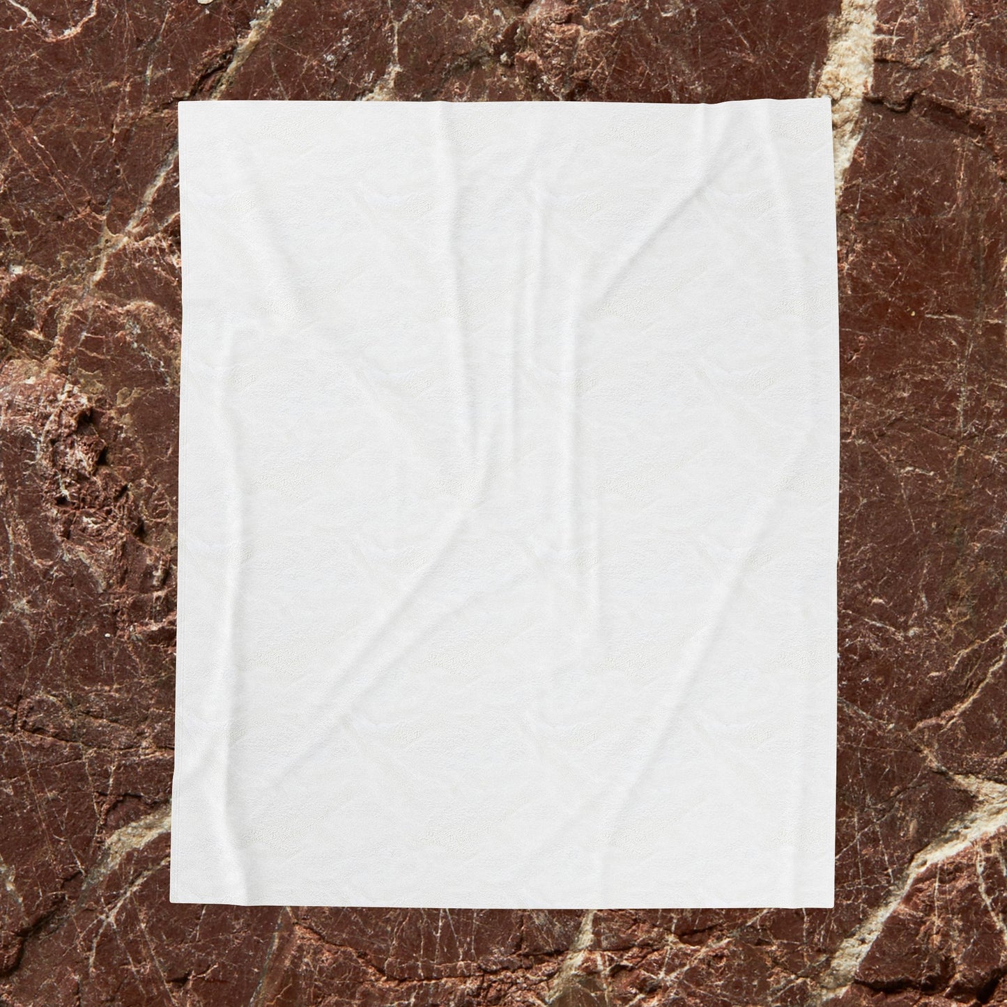 Plush Blanket — 'MajorWave' Gold Crest Velveteen Throw