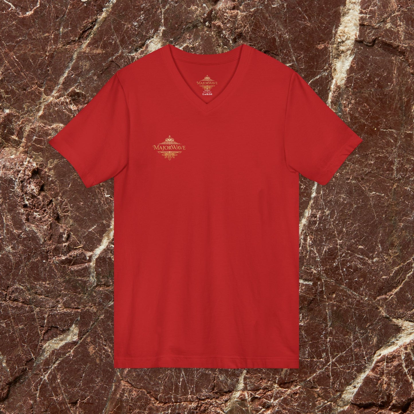 Vision x Major Hustle V-Neck Tee — Motivational Graphic Shirt