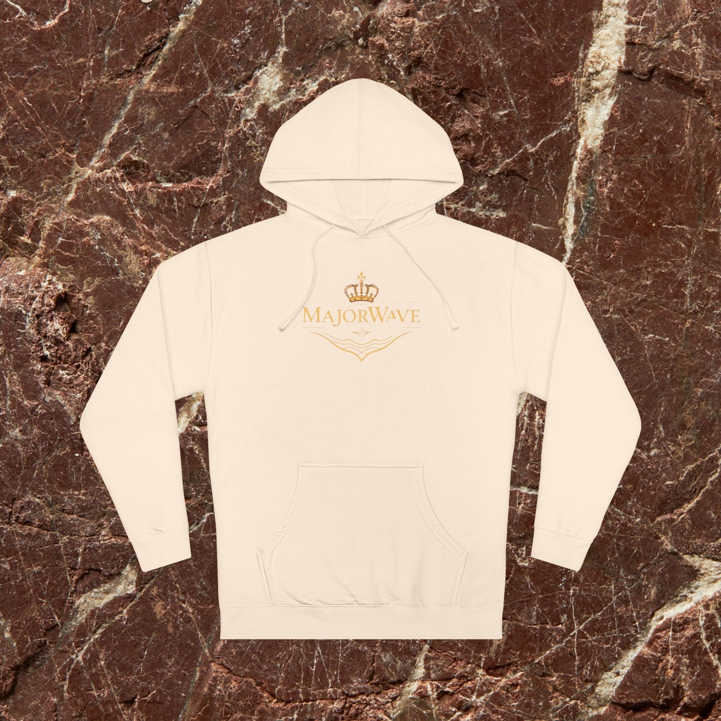 Hoodie — Majalrave Gold Crest & Sunset Eye Graphic Hooded Sweatshirt