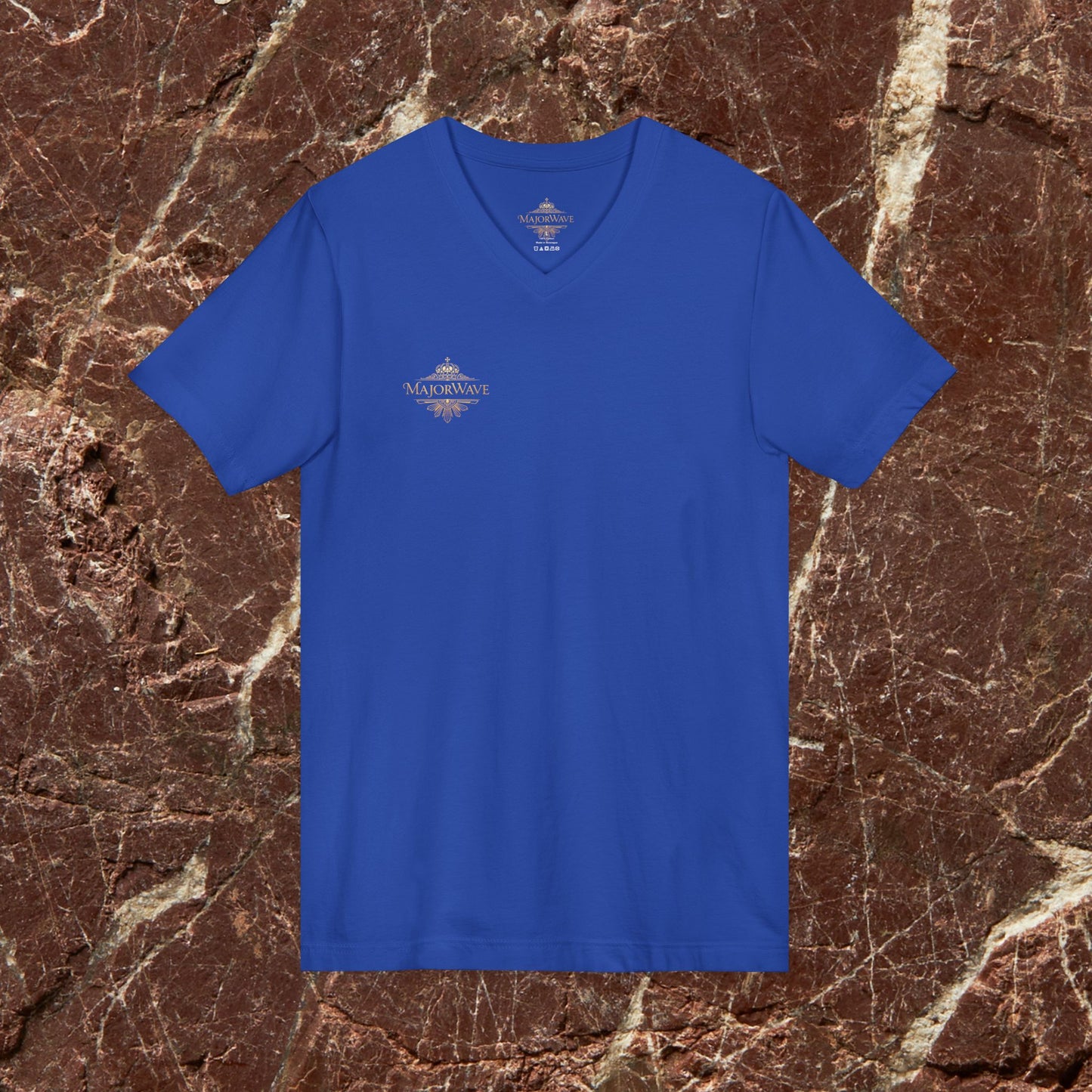 Vision x Major Hustle V-Neck Tee — Motivational Graphic Shirt