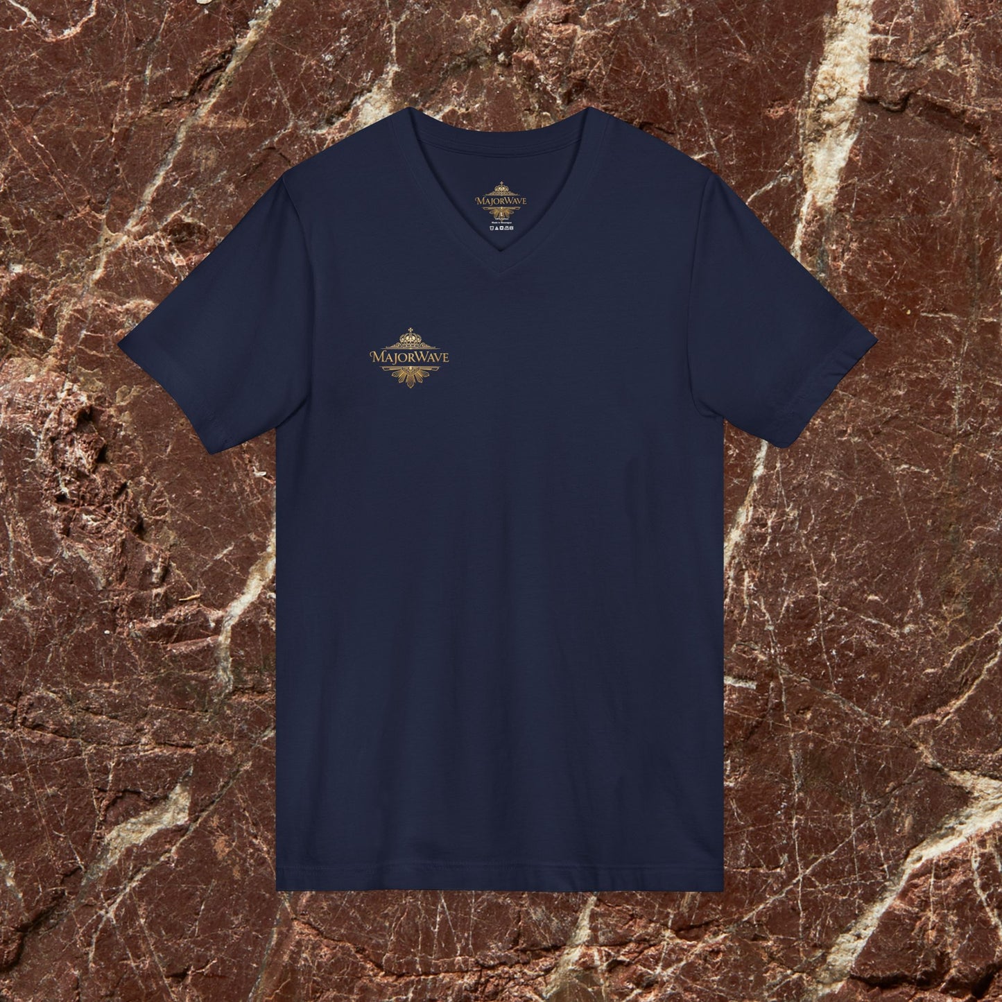 Vision x Major Hustle V-Neck Tee — Motivational Graphic Shirt